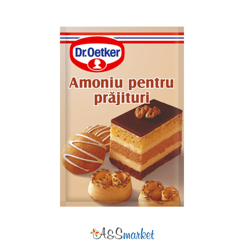 Amoniu pentru prăjituri - Dr. Oetker - 7g