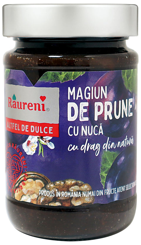 Plum jam with walnut - Raureni - 220g