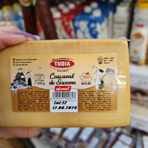 Cașcaval afumat Suceava -Tudia - 400g