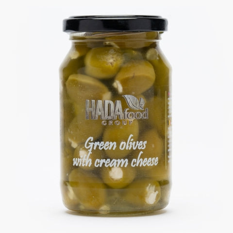 Green olives stuffed with cream cheese - Hada - 235g