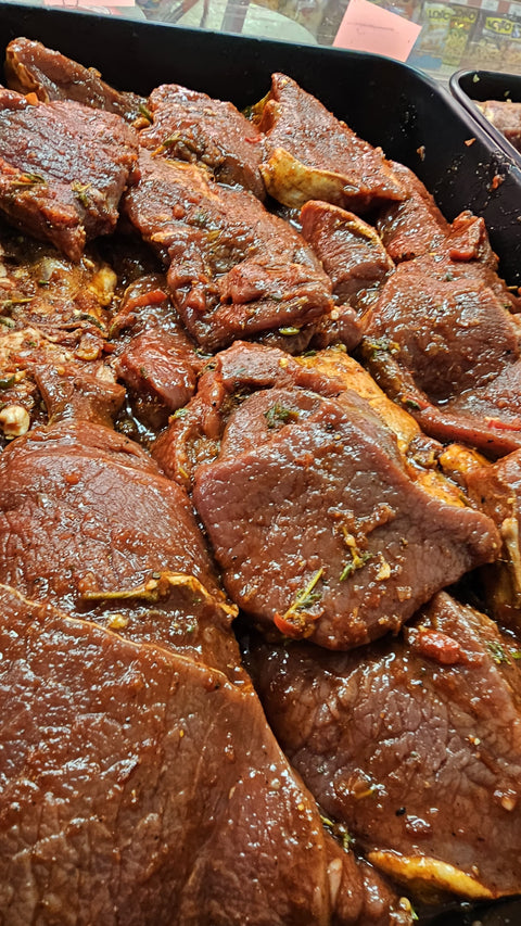 Pastrama marinata de caprioara - 1kg