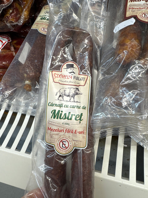 Carnati cu carne de mistret - Szekely Falat - 200g