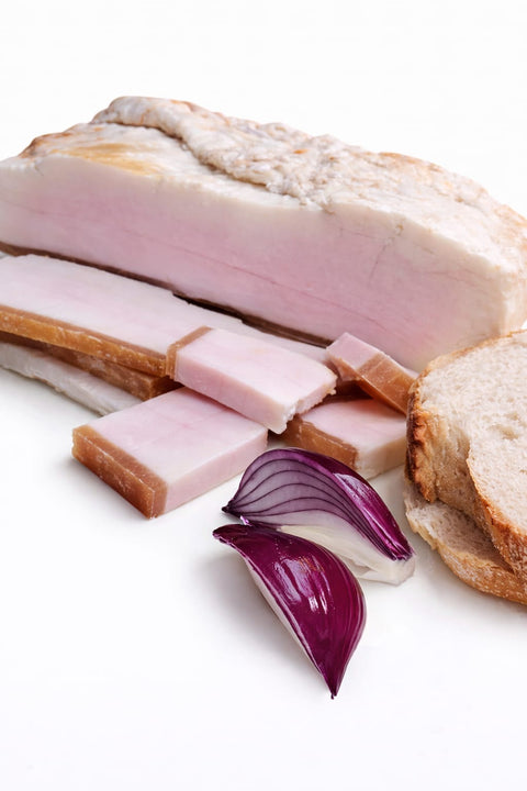 Slanina Iberica fiarta cu usturoi - Haiducii - 500g