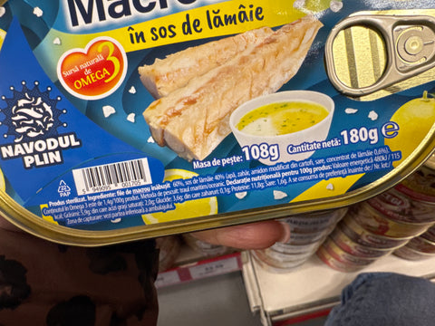 Macrou file in sos de lamaie - Navodul Plin - 180g