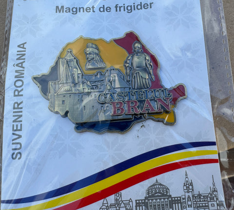 Magnet with Romania.