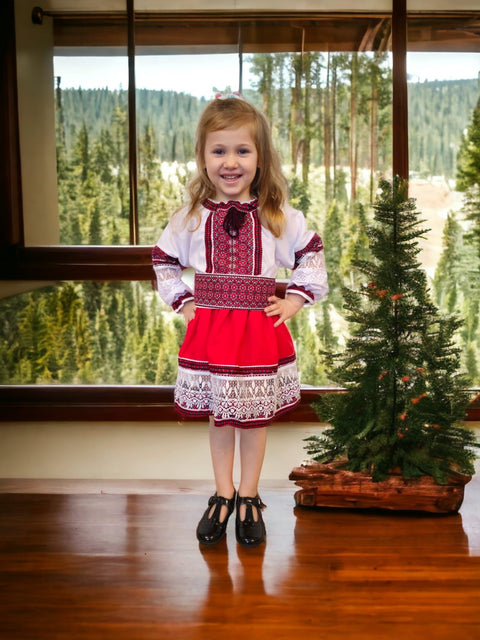 Costum traditional fetite Olivia