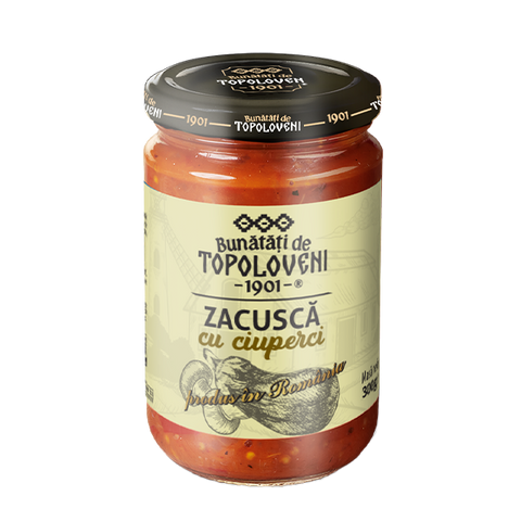 Zacusca cu ciuperci - Bunatati de Topoloveni - 300g