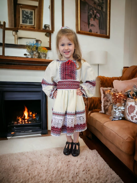 Costum traditional fetițe - Rosie