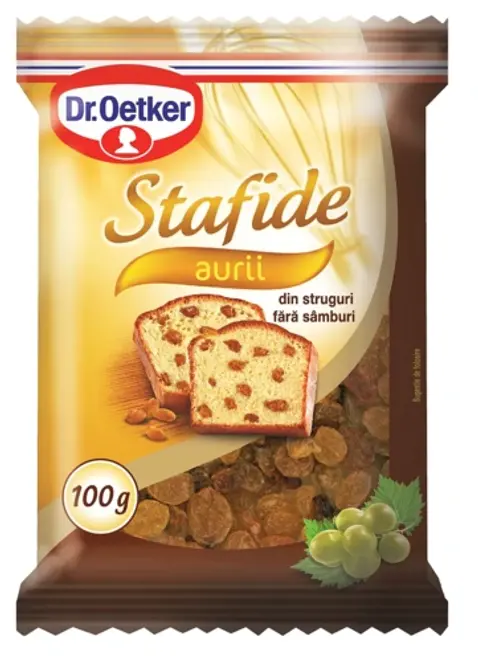 Stafide aurii - Dr. Oetker - 100g