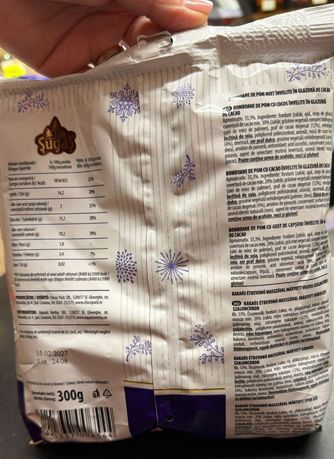 Bomboane de pom sugas mix - Choco pack - 300g