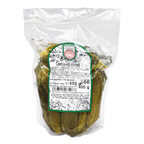 Pickled cucumbers - Romanian traditions - 400g