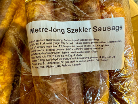 Szekler sausage per meter - Benedek - 1kg