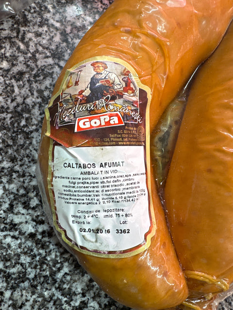 Caltabos afumat - Gopa