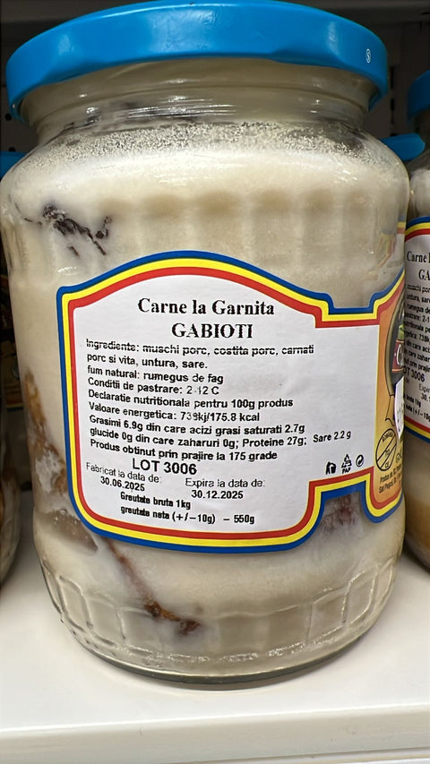 Carne la garnita - Gabioti - 1kg