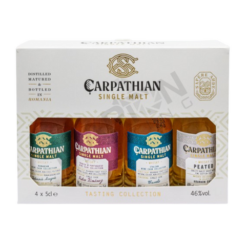 CARPATHIAN WHISKY 46% TASTING MINIATURES PACK 4X0.05L