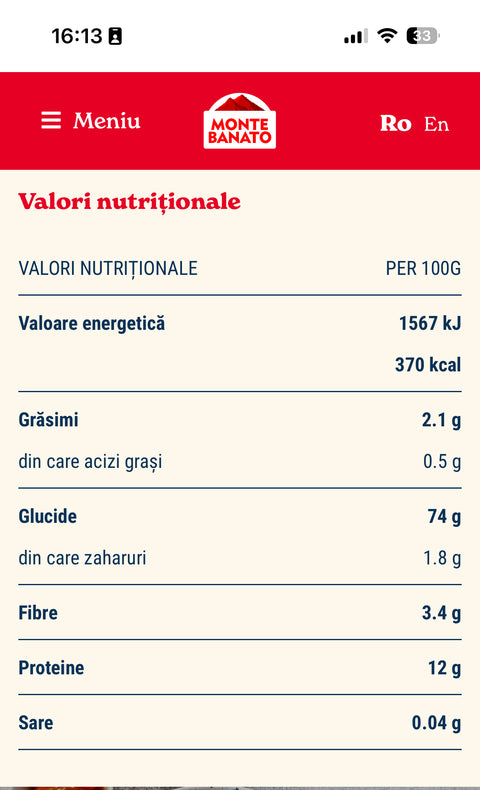 Paste Macaroane - Monte Banato - 300g