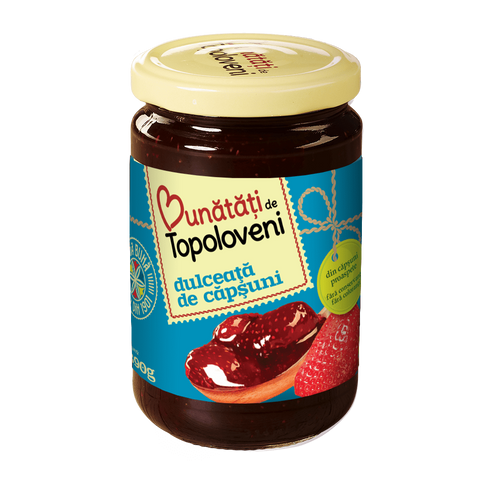 Strawberry jam - Topoloveni goodies - 390g