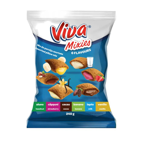 Pernite umplute cu crema mix - Viva - 240g