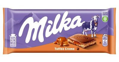 Chocolate with toffee cream - Milka - 100g