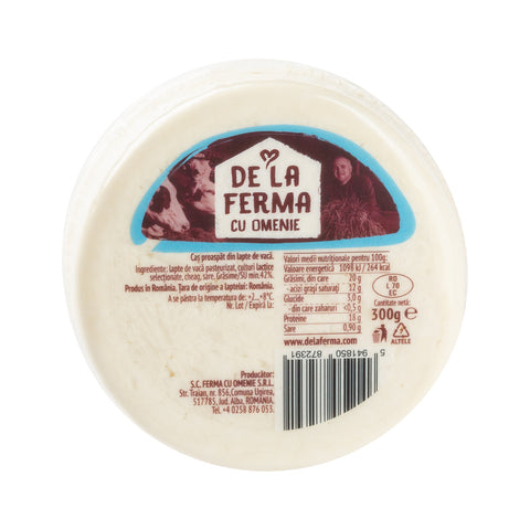 Cas din lapte de vacă - De La Ferma - 300g