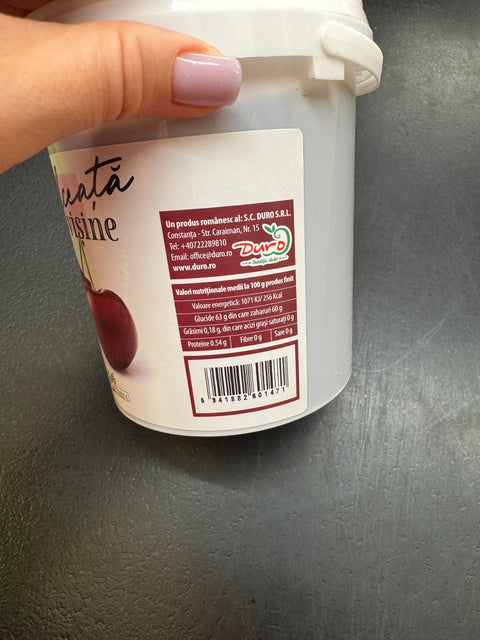Dulceata de visine - Duro - 1kg