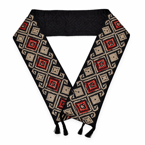 Brau traditional pentru barbati - model cu romburi