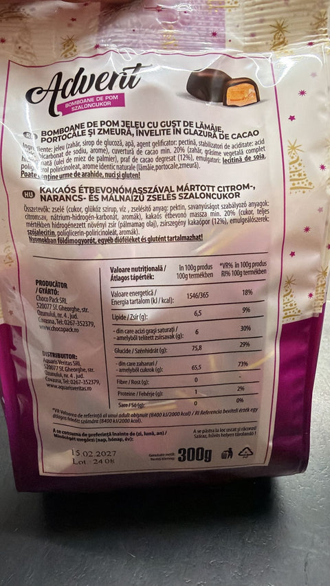 Bomboane de pom cu jeleu - Choco Pack - 300g