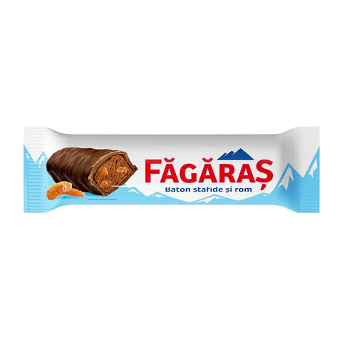 Chocolate bar with raisins and Făgăraș rum cream - Kandia - 30g