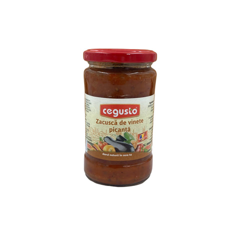 Zacusca de vinete picantă - Cegusto - 300g