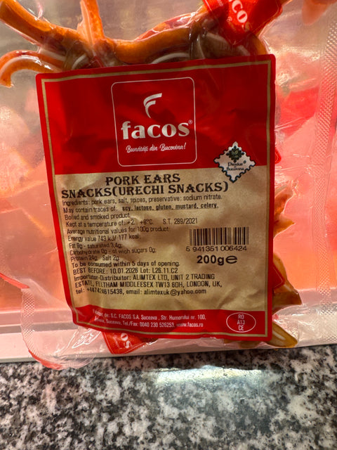 Urechi feliate - Facos - 200g