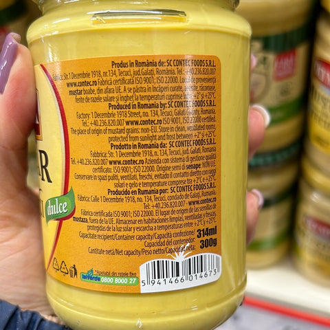 Muster Teccuci Mustar din Tecuci dulce - Olympia - 300g - A&S Market