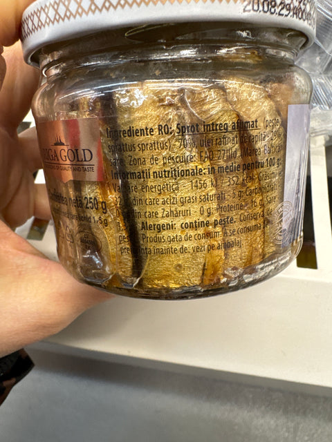 Sprot afumat in ulei - Riga Gold - 280g