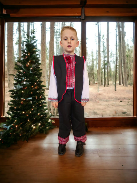 Boys traditional costume with waistcoat