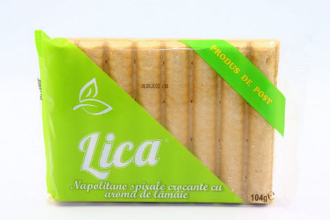 Napolitane spirale de post - Lica - 100g