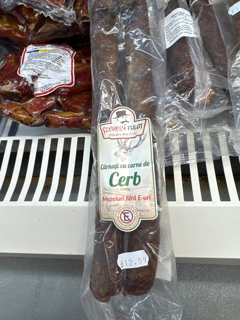 Carnati cu carne de cerb - Szekely Falat - 300g