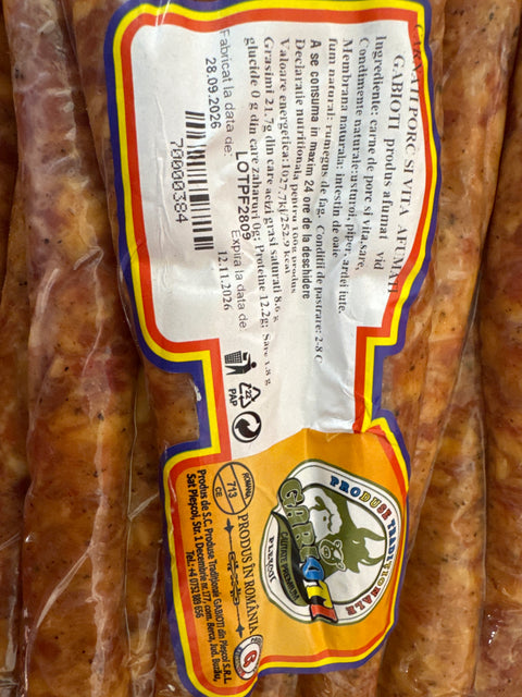 Carnati de porc si vita - Gabioti