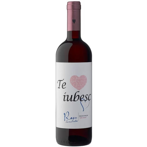 Semi-sweet red wine I Love You - Recaş - 0.75l