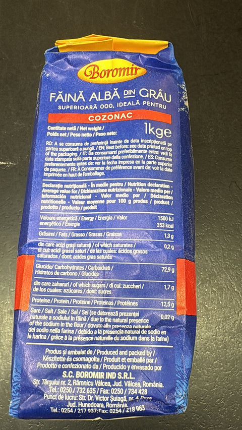 Faina alba pentru cozonac - Boromir - 1kg