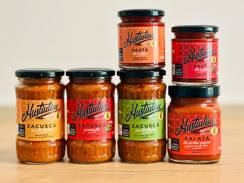 Zacusca, sauces and goodies prepared by Barbosu with carefully selected ingredients