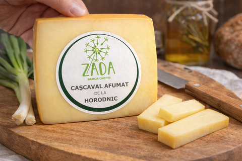 Cascaval afumat de la Horodnic - Zada  - 350g
