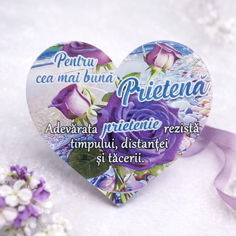 Heart magnet – “For the best friend”