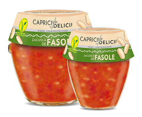 Zacusca cu fasole - Capricii si delicii - 290g