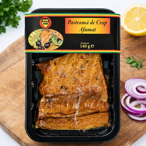 Pastrama de crap Afumat - Negro - 140g