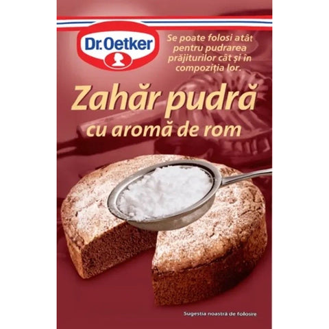 Zahar pudra cu aroma de rom - Dr. Oetker - 50g