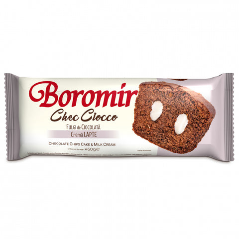 Chec Ciocco cu fulgii de ciocolată și crema fină de lapte - Boromir - 450g