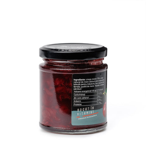 Sweet cherry jam without sugar - DeGust - 200g