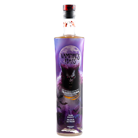 Palinca de prune - Vampire`s Fears -  Bran - 700ml