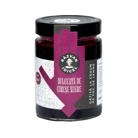 Boiled black cherry jam - Razvan Idicel - 380g