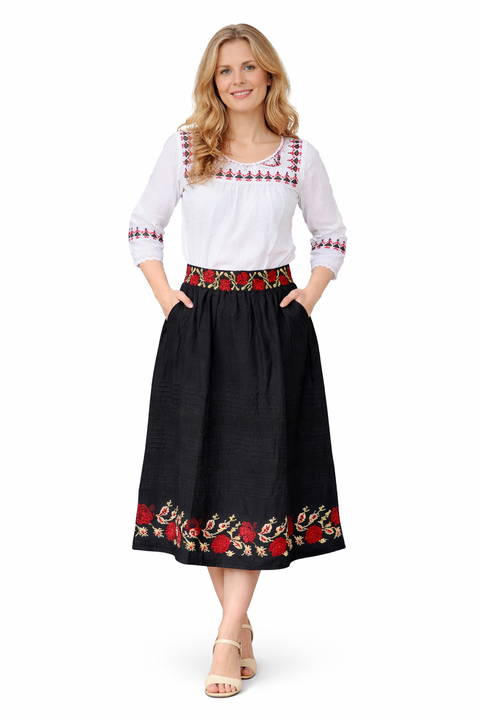 Fusta dama Hristina -  culoare negru