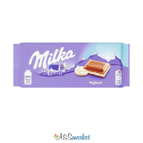 Chocolate with yogurt - Milka - 100g